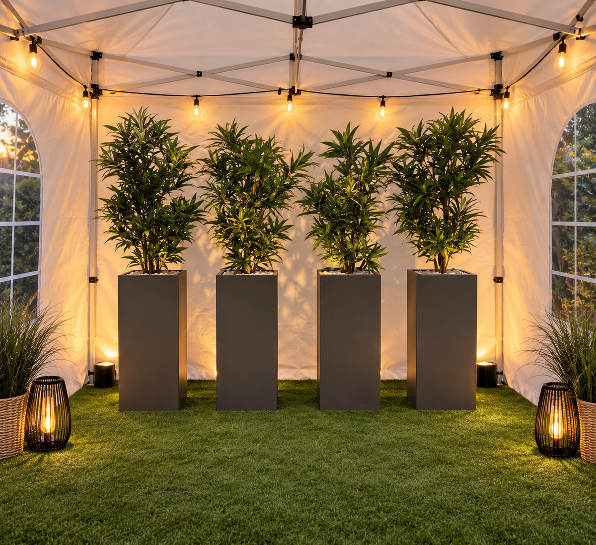 Pot design plante décorative 180cm