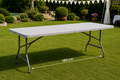 Table rectangulaire 180cm PEHD 6/8 pers.