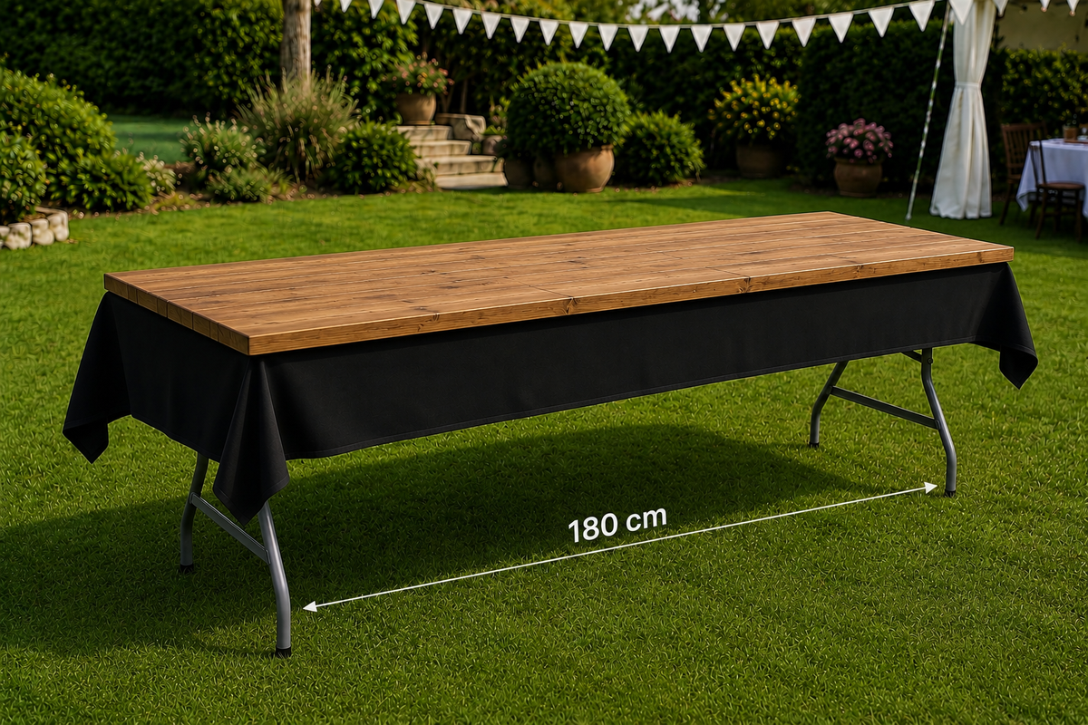 Plateau bois Table rectangulaire 180cm