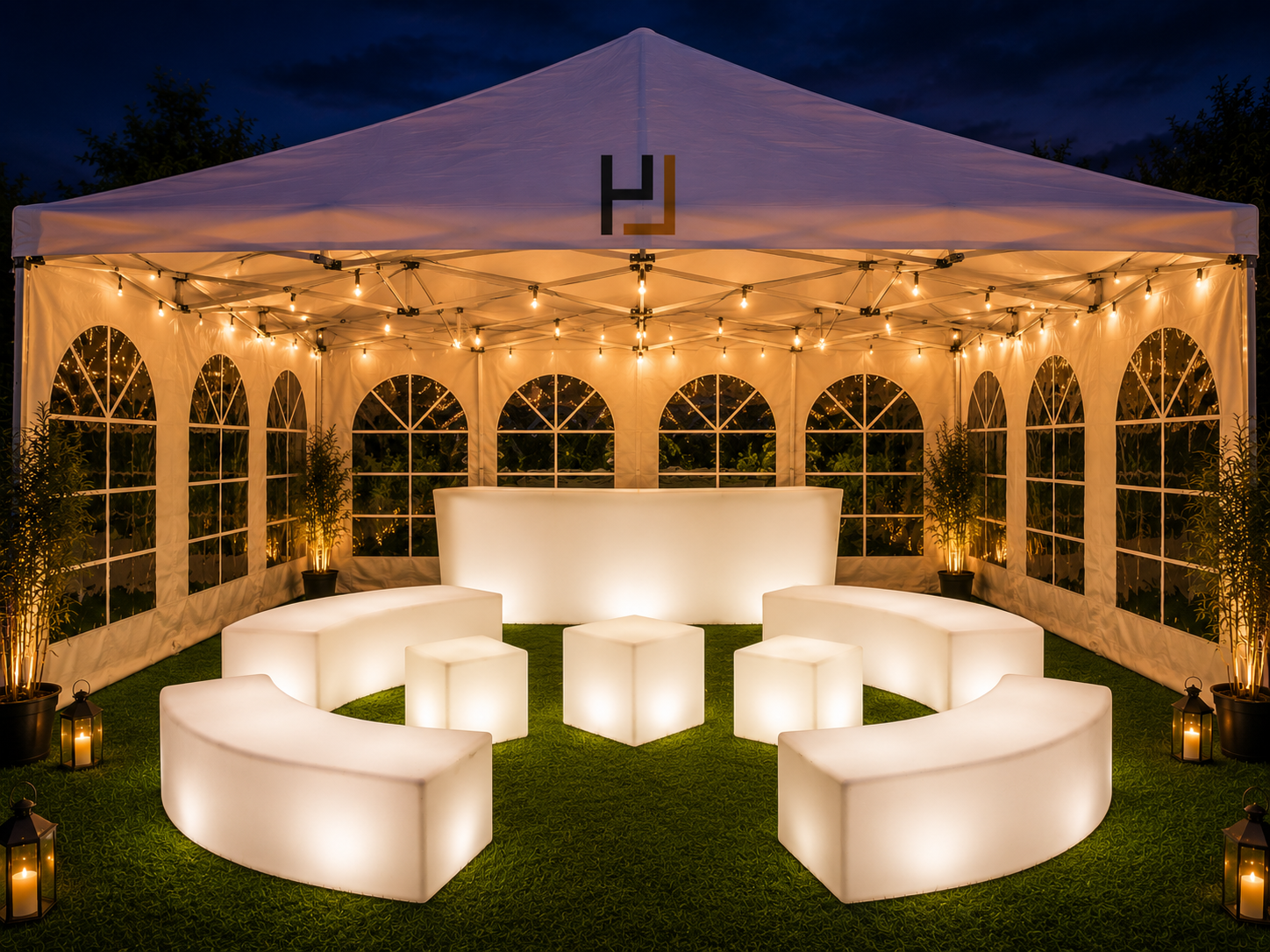 Salon + Bar lumineux