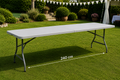 Table rectangulaire 240cm PEHD 8/10 pers.