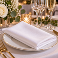 Serviette de table blanche