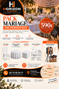 Pack Mariage - 100 personnes week-end