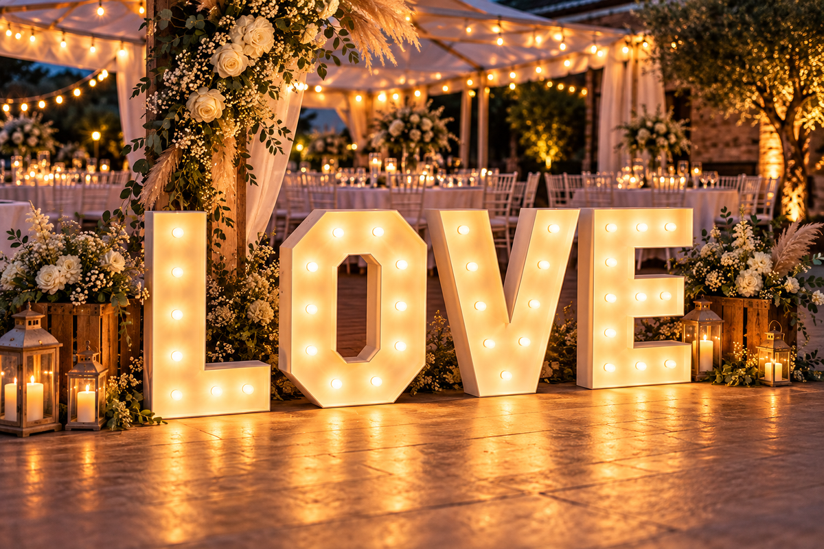 Décoration LOVE lumineux